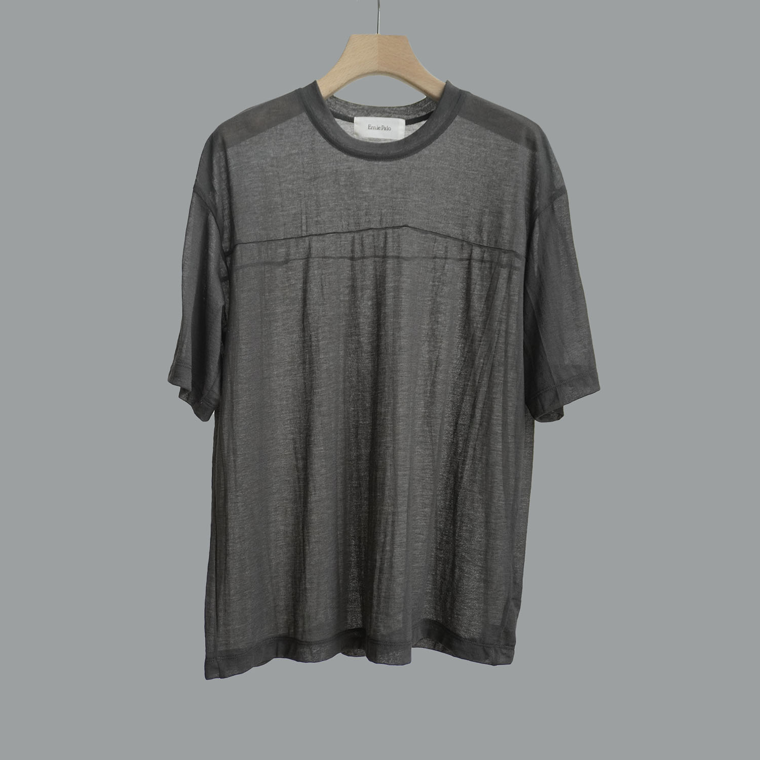 Ernie Paloブラウンとホワイト ストライプ 長袖スキッパー Ernie Palo(アーニーパロ)Skipper Rib Knit (EP07KN01) | Ernie