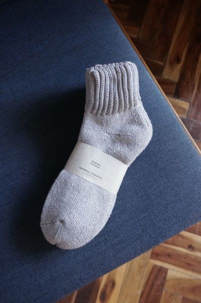 3P PILE SOCKS[GRAY]