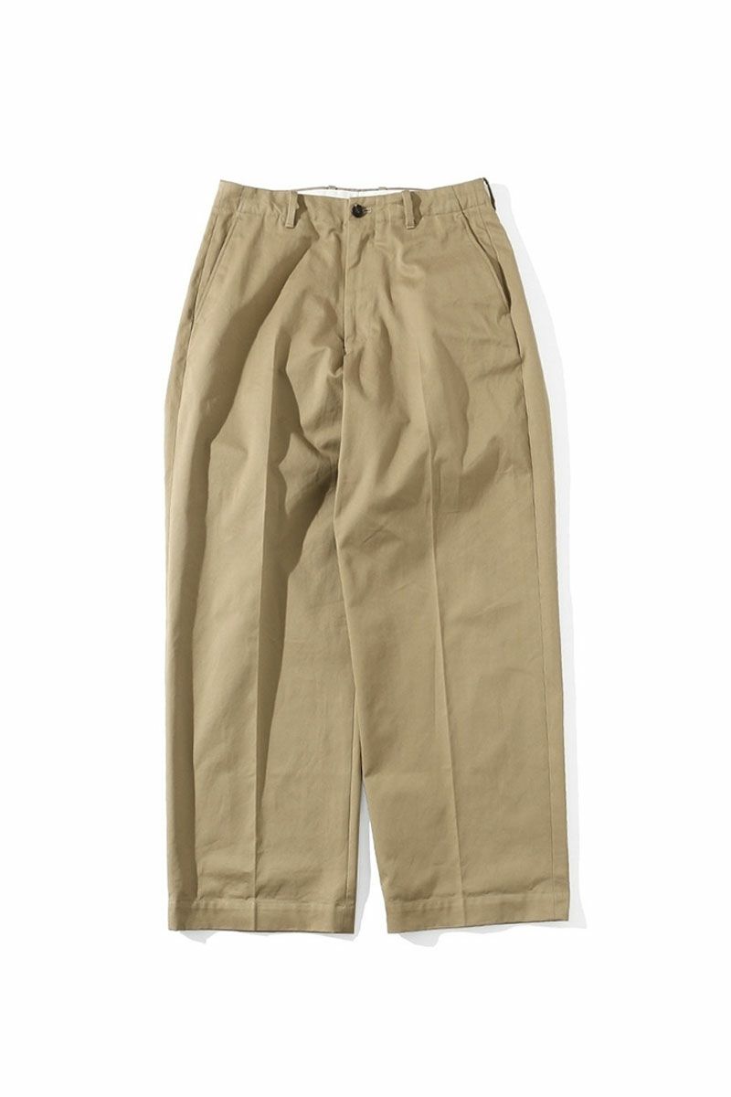 NO TUCK CHINO TROUSERS[CAMEL] | 1LDK ONLINE STORE