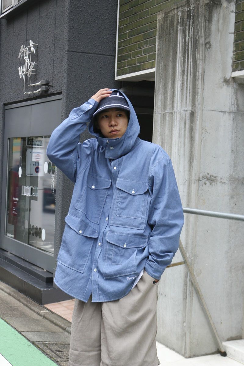 Big Island Shirts Parka[BLUE CHAMBRAY] | 1LDK ONLINE STORE