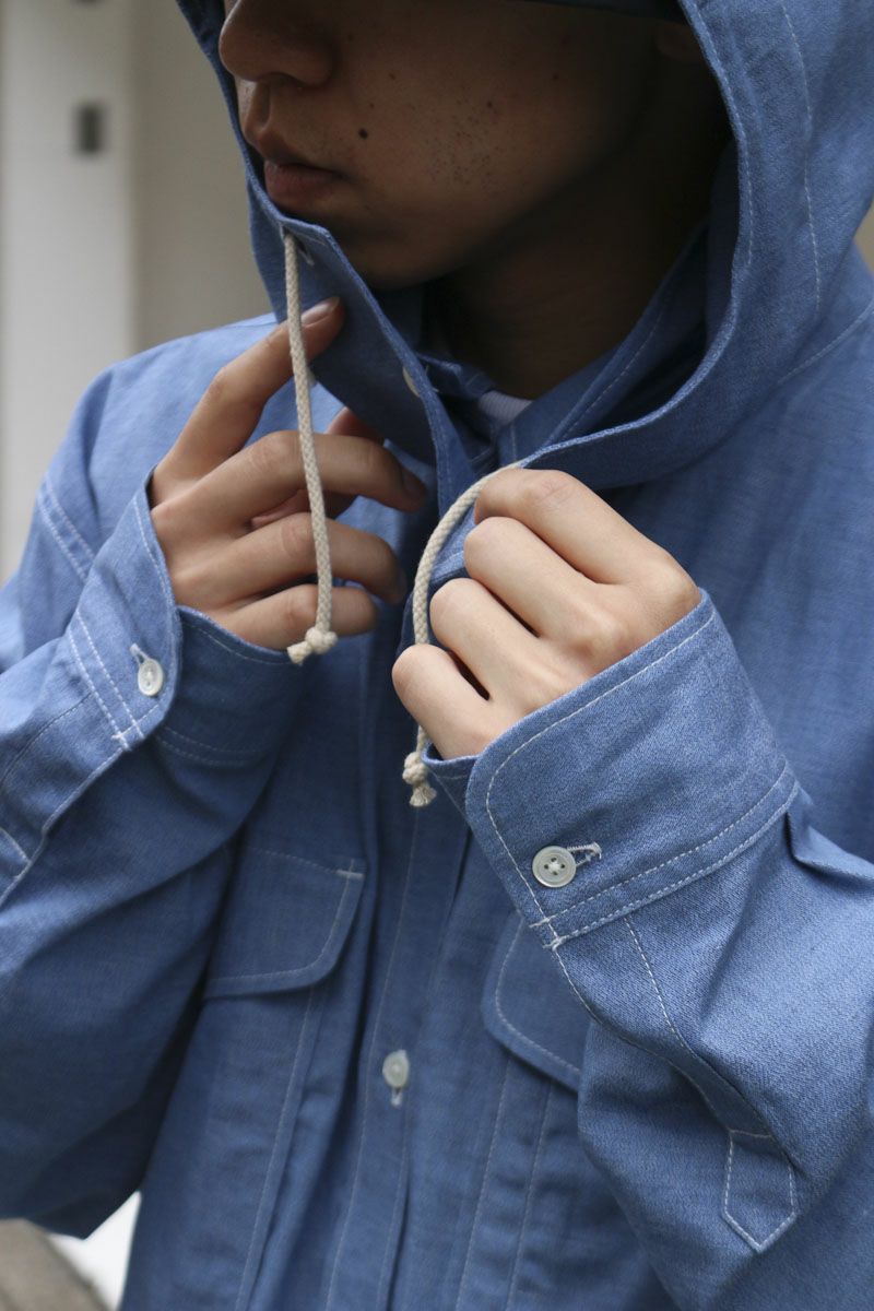 Big Island Shirts Parka[BLUE CHAMBRAY]