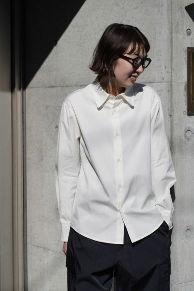 MY BASIC REGULAR COLLAR SHIRT[ECRU]
