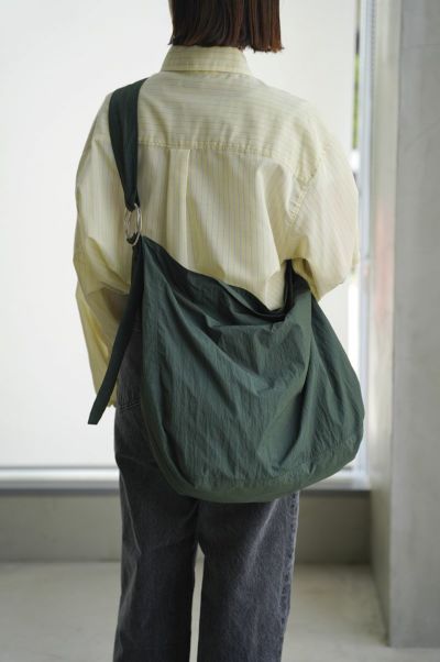 my__ 1ldk nylon shoulder bag ライトグレー-