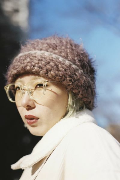 WOOL MOHAIR BEANIE[MELANGE BEIGE]