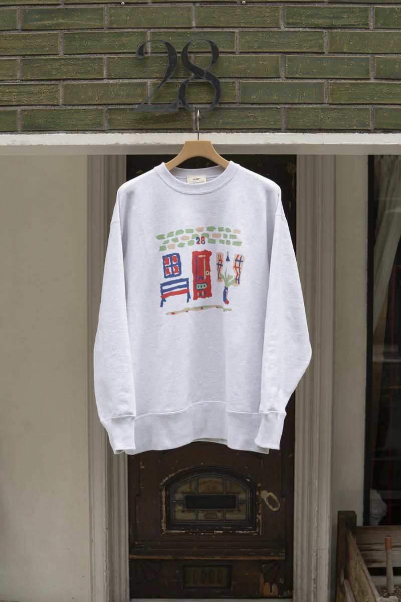 SHOP CREWNECK SWEAT[WHITE] | 1LDK ONLINE STORE