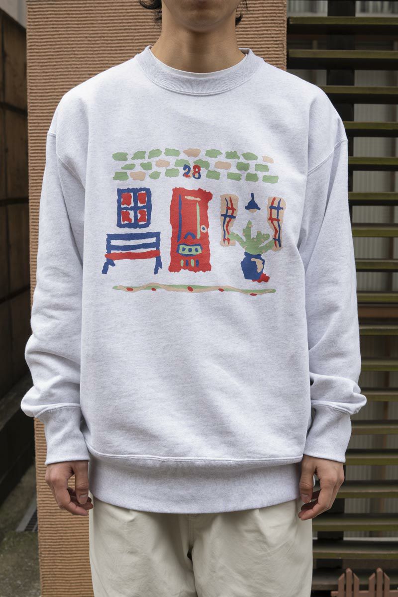 SHOP CREWNECK SWEAT[WHITE]