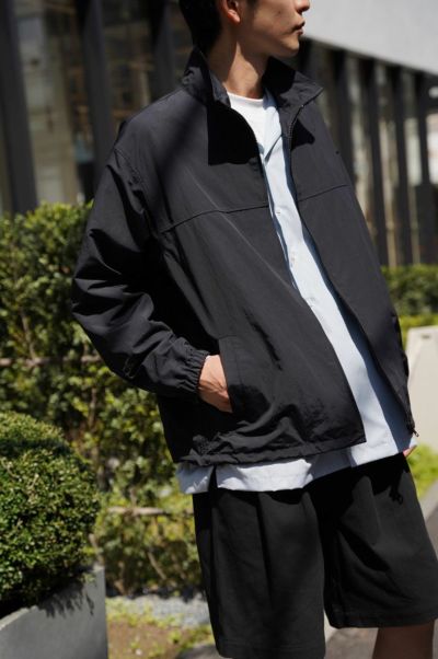 NYLON TRACK JACKET[BLACK] | 1LDK ONLINE STORE