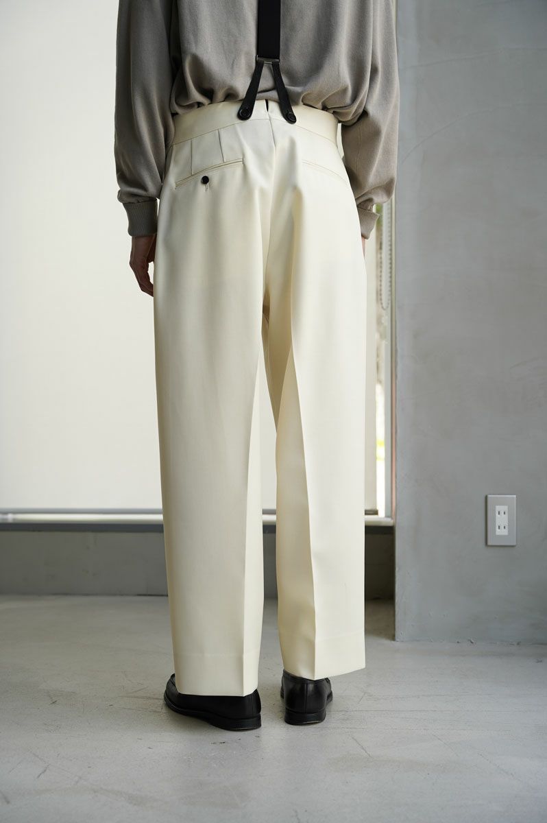 SOLIS CAVALRY TROUSERS[IVORY] | 1LDK ONLINE STORE