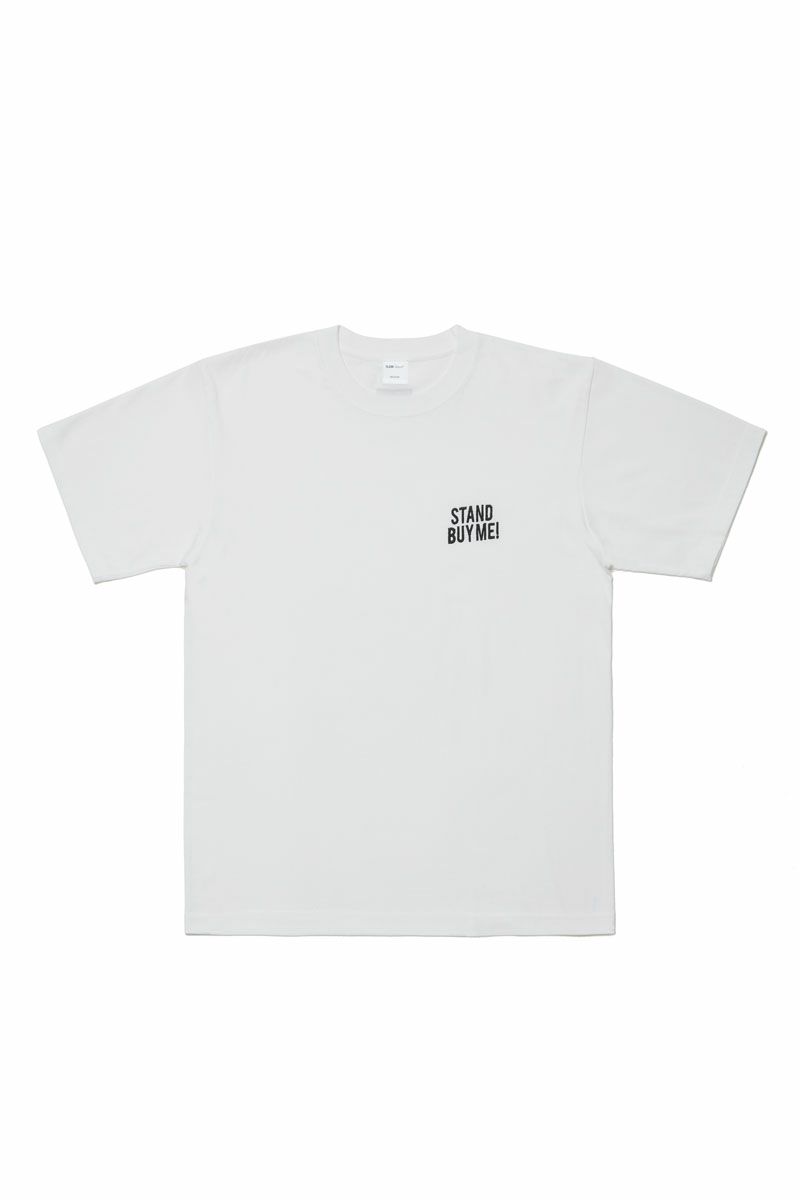 LOGO S/S TEE(STAND BUY ME!)[WHITE] | 1LDK ONLINE STORE