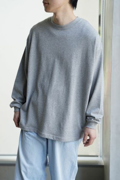 WIDE L/S TEE[GRAY] | 1LDK ONLINE STORE