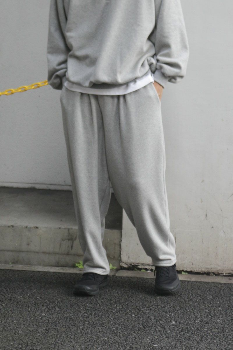 RELAX WIDE SWEAT PANT[GRAY] | 1LDK ONLINE STORE