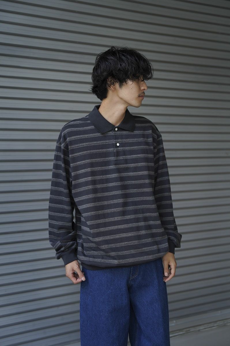 KASUUNIVERSAL PRODUCTS KASURI BORDER LS POLO