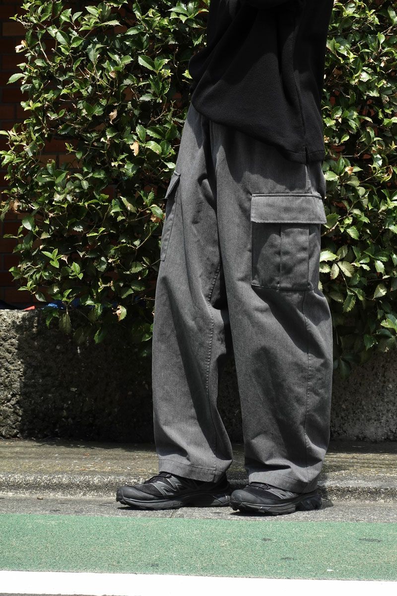 6PK CHINO CARGO PANTS[HEATHER GRAY] | 1LDK ONLINE STORE