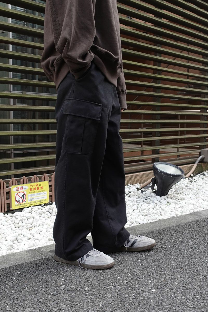 6PK CHINO CARGO PANTS[BLACK] | 1LDK ONLINE STORE