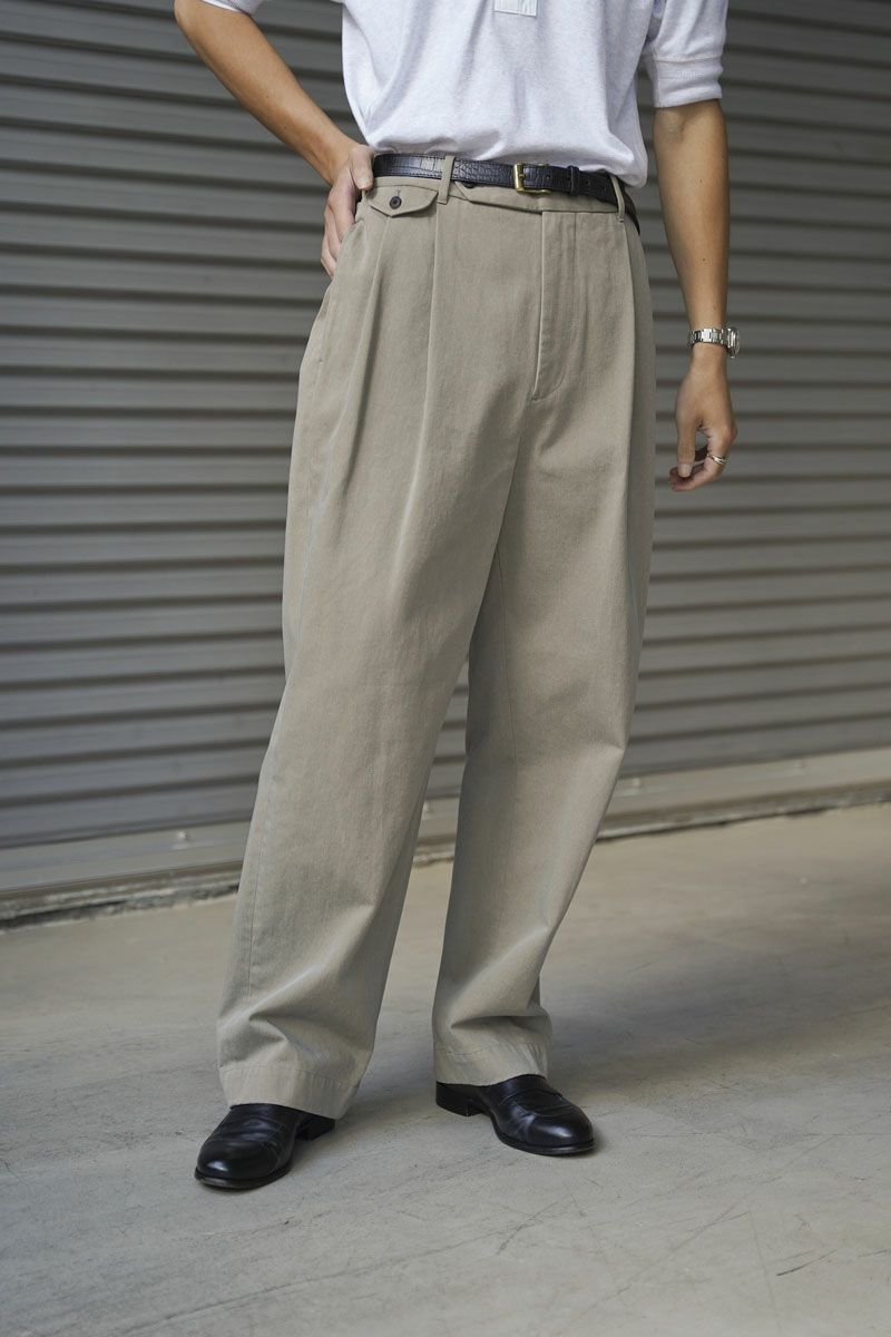 サイズ3】A.PRESSE Chino Trousers チノトラウザーズ - パンツ