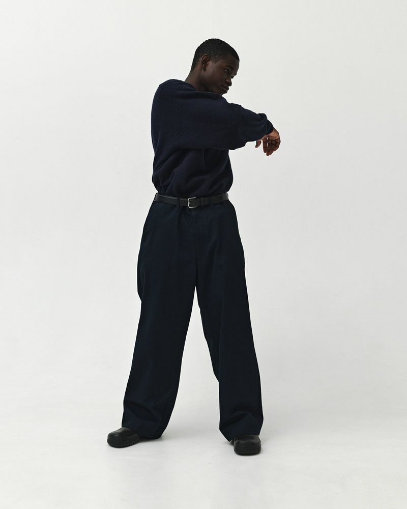 COTTON PEACH PANTS[NAVY]