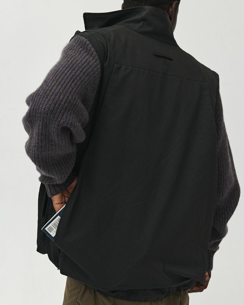 DETACHABLE SLEEVE OVER POCKET JACKET[KH.CHARCOAL] | 1LDK ONLINE STORE