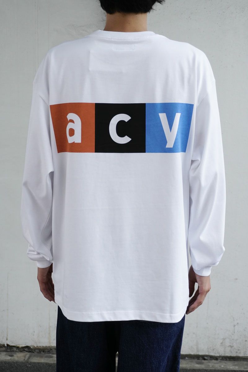 WAVE L/S TEE[WHITE]