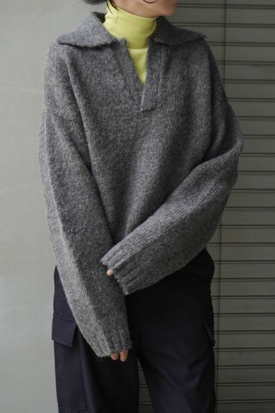 注目商品 CINOH WOOL DRIVERS KNIT VEST[ECRU] | yasnabeauty.com