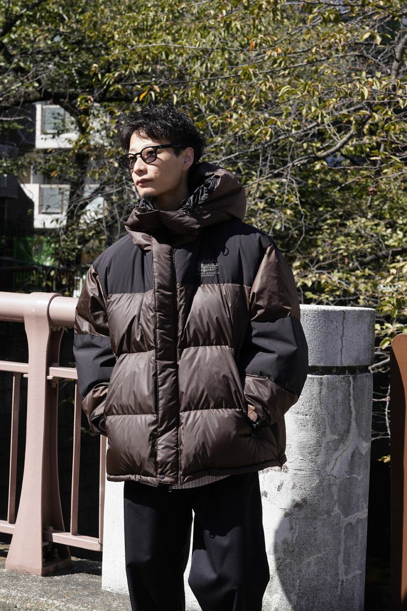 FUNCTIONAL DOWN JACKET is-ness×NANGA[BROWN] | 1LDK ONLINE STORE