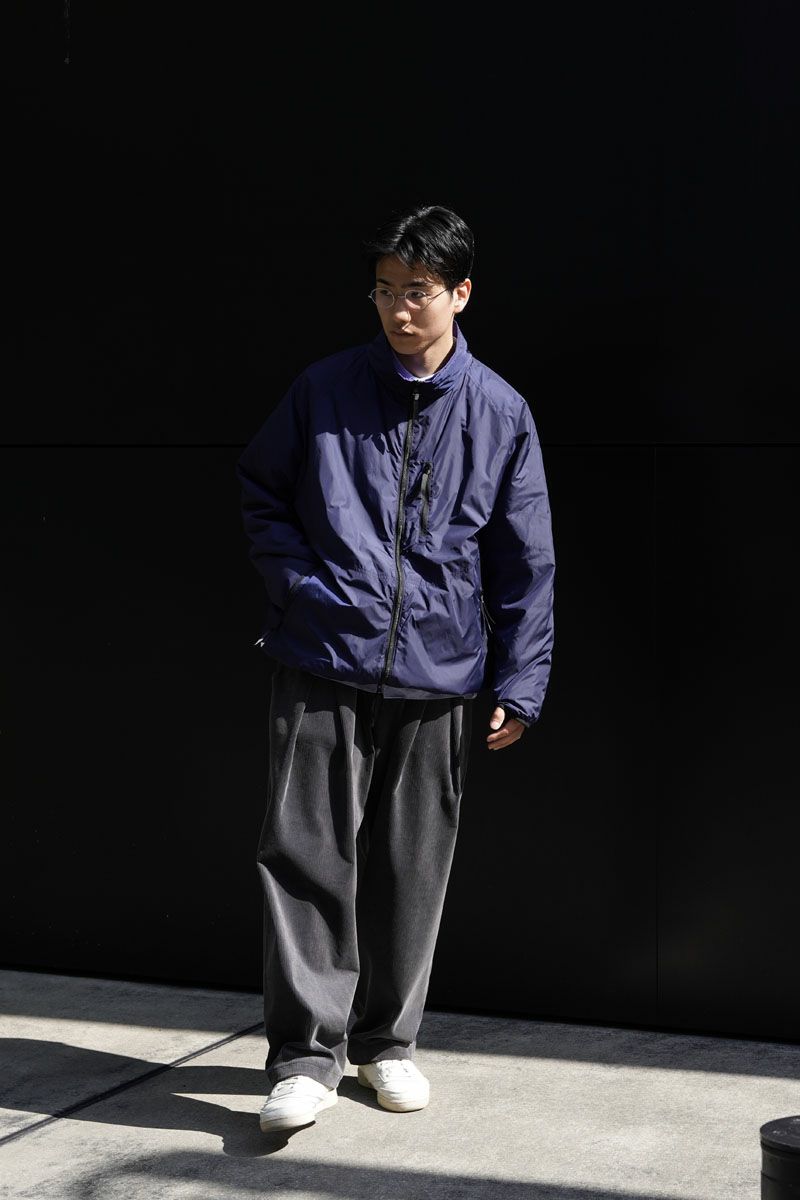 TWO-FACE PUFFY JACKET[NAVY×PURPLE]