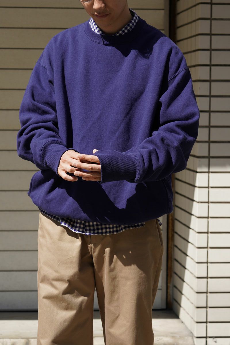 Complete-Fit 12.5oz CREW[NAVY] | 1LDK ONLINE STORE