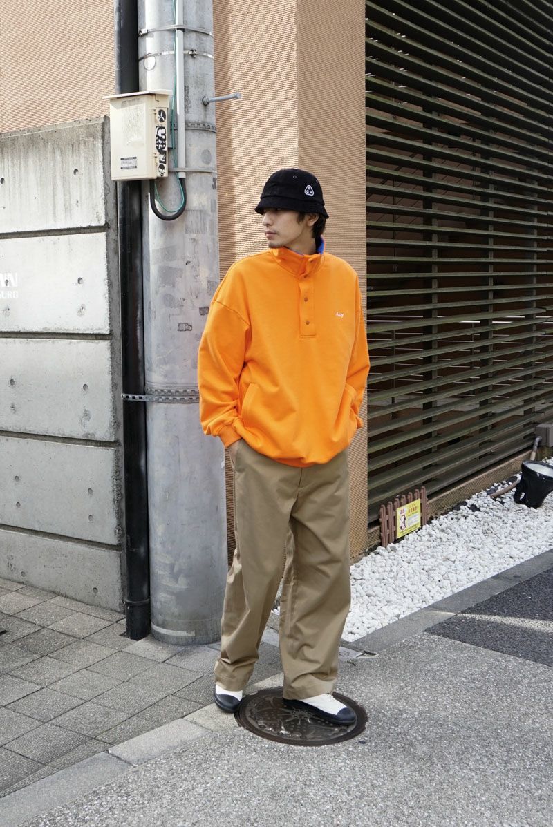 HI NECK SWEAT[ORANGE]