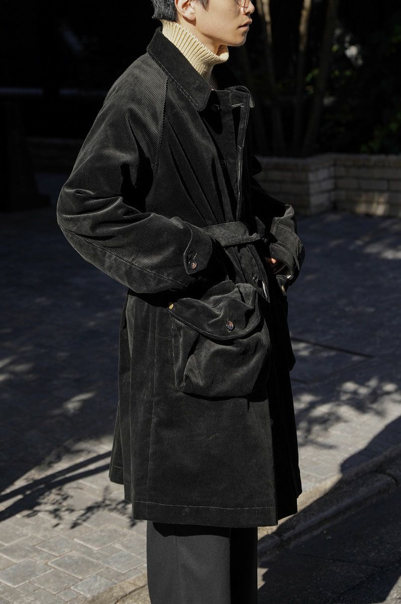 Corduroy work coat[BLACK] | 1LDK ONLINE STORE