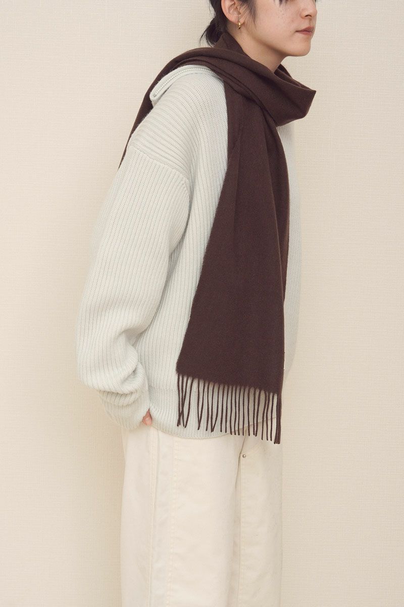 CASHMERE SCARF[DARK BROWN] | 1LDK ONLINE STORE