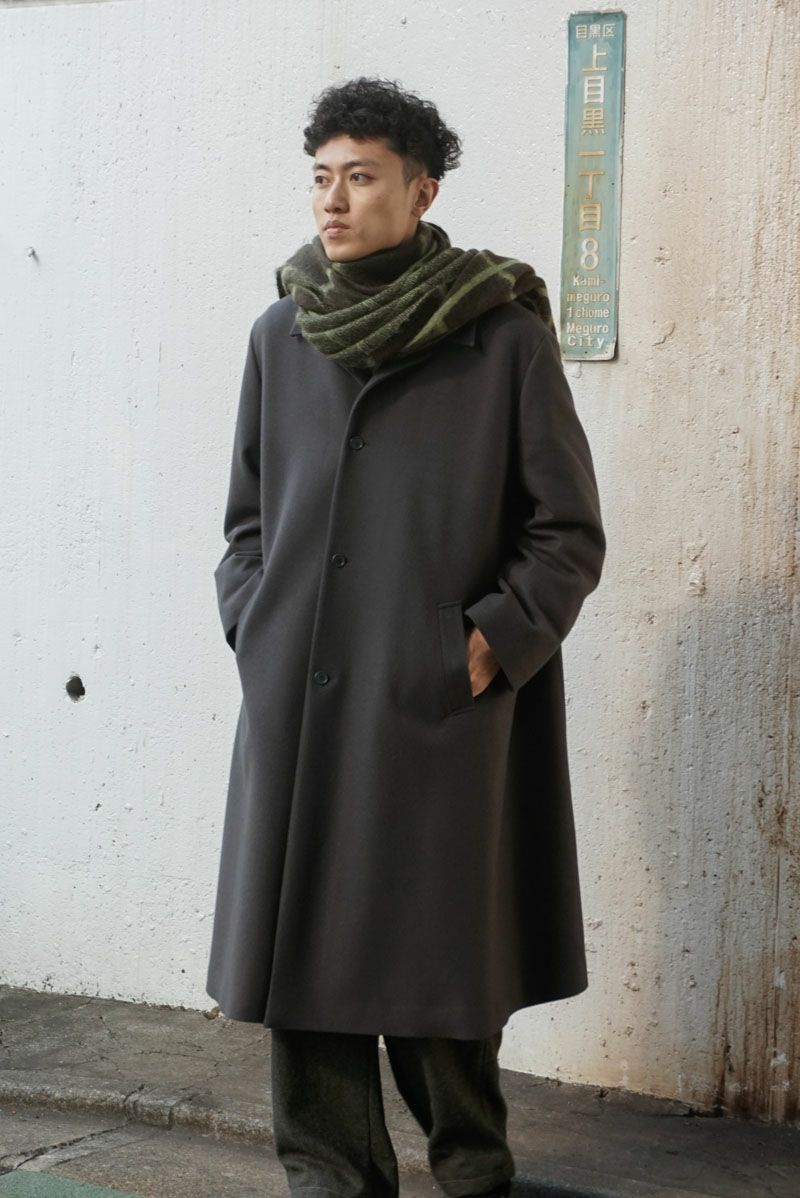 LONG COAT[CHARCOAL] | 1LDK ONLINE STORE