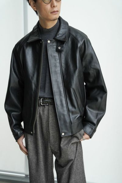 ユニバーサルプロダクツ GOATLEATHER DRIZZLER JACKET 241-60401]UNIVERSAL PRODUCTS.(ユニバーサルプロダクツ