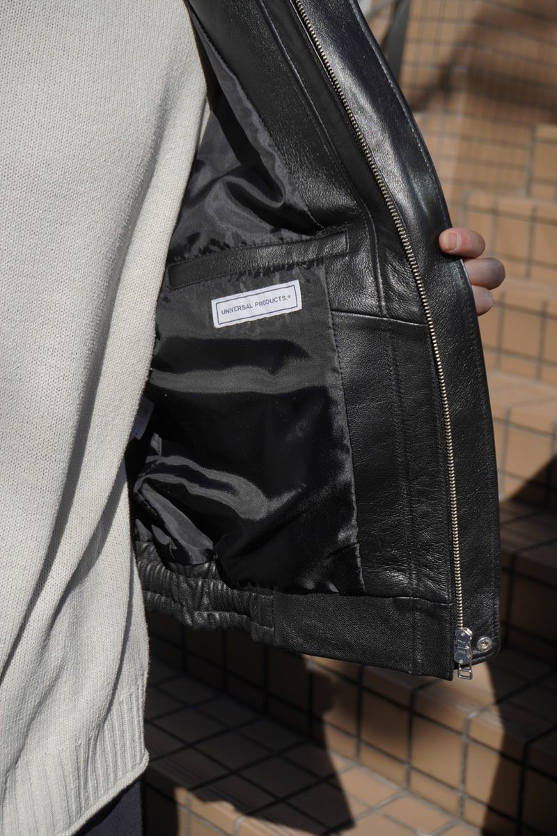 GOATLEATHER DRIZZLER JACKET[BLACK]