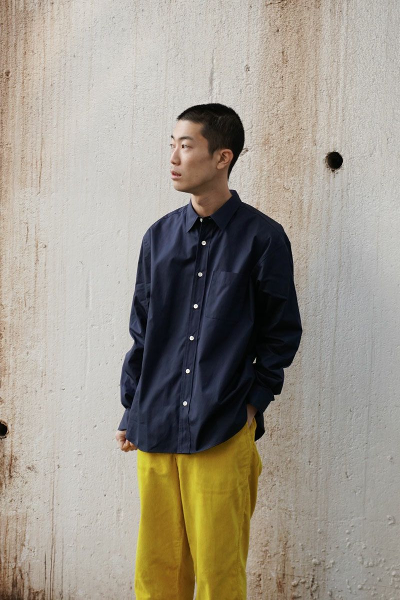 TOMAS MASON L/S REGULAR SHIRTS BYRON KENT[D.NAVY] | 1LDK ONLINE STORE