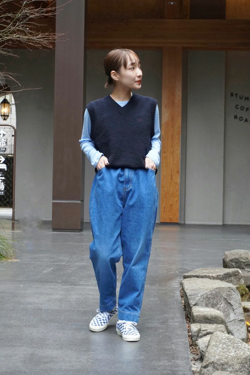 VINTAGE DENIM BIG PANTS[INDIGO] | 1LDK ONLINE STORE