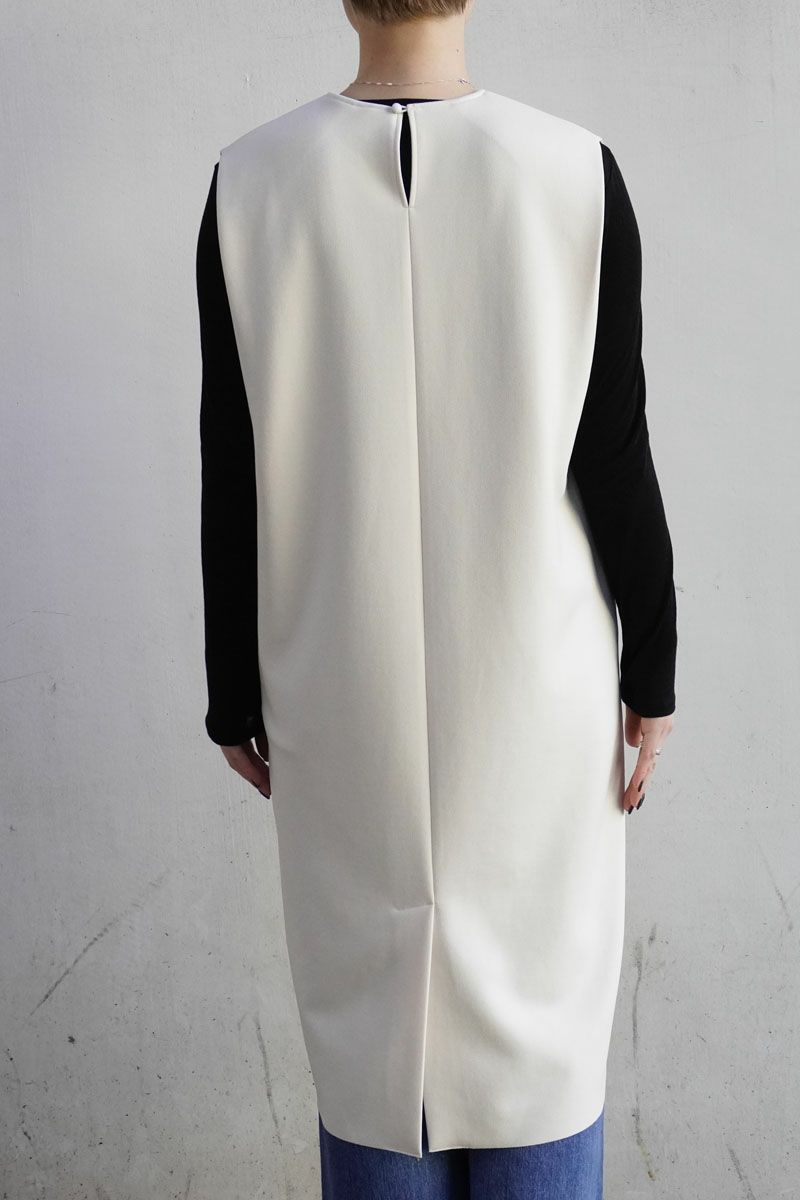 AMUNZEN COCOON DRESS[IVORY]