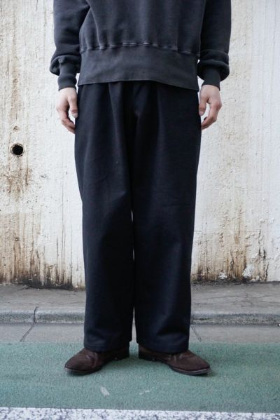 BELTED TROUSERS TYPE 3[BLACK] | 1LDK ONLINE STORE