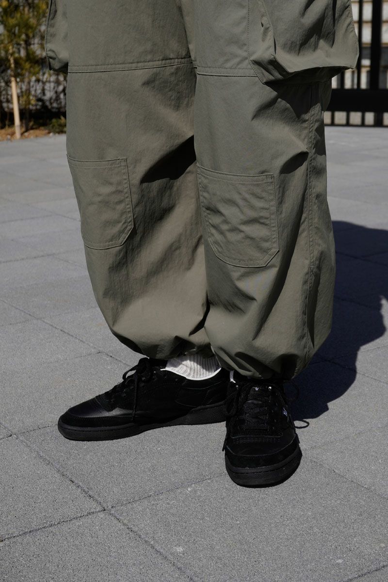 NYLON CARGO PANTS[KHAKI] | 1LDK ONLINE STORE