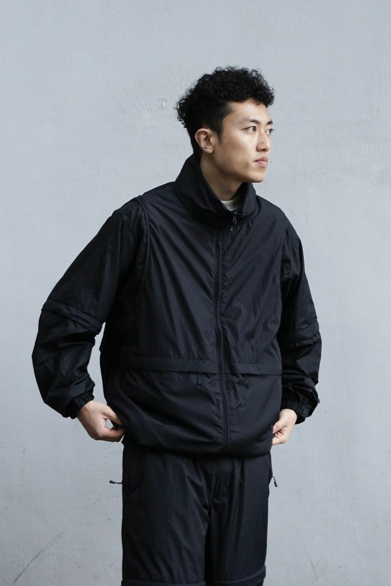 MENS】TECH DECHATABLE WINDBREAKER JACKET[BLACK] | 1LDK ONLINE STORE