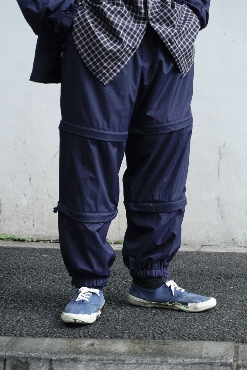 MENS】TECH DECHATABLE WINDBREAKER PANTS[MIDNAVY] | 1LDK ONLINE STORE