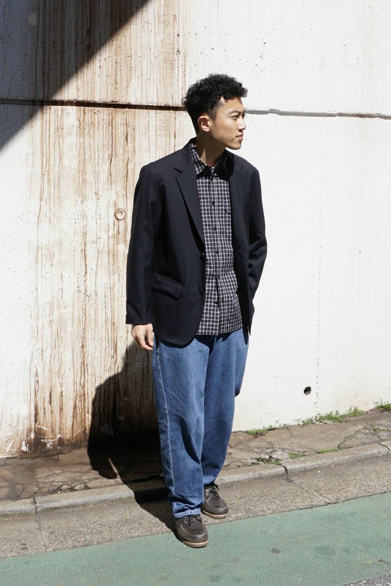 WOOL 2B JACKET[D.NAVY]