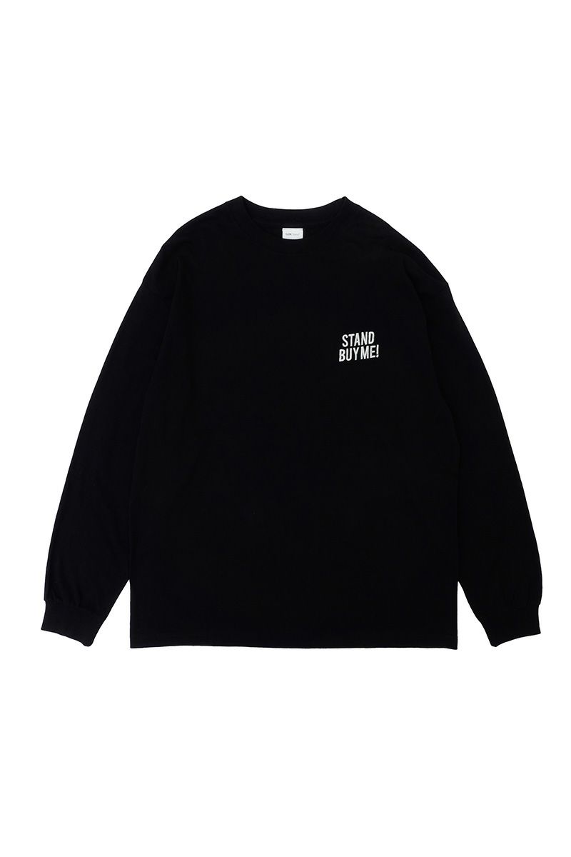 LOGO L/S TEE(STAND BUY ME!)[BLACK] | 1LDK ONLINE STORE