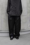 3TUCK EASY WIDE SLACKS[BLACK]