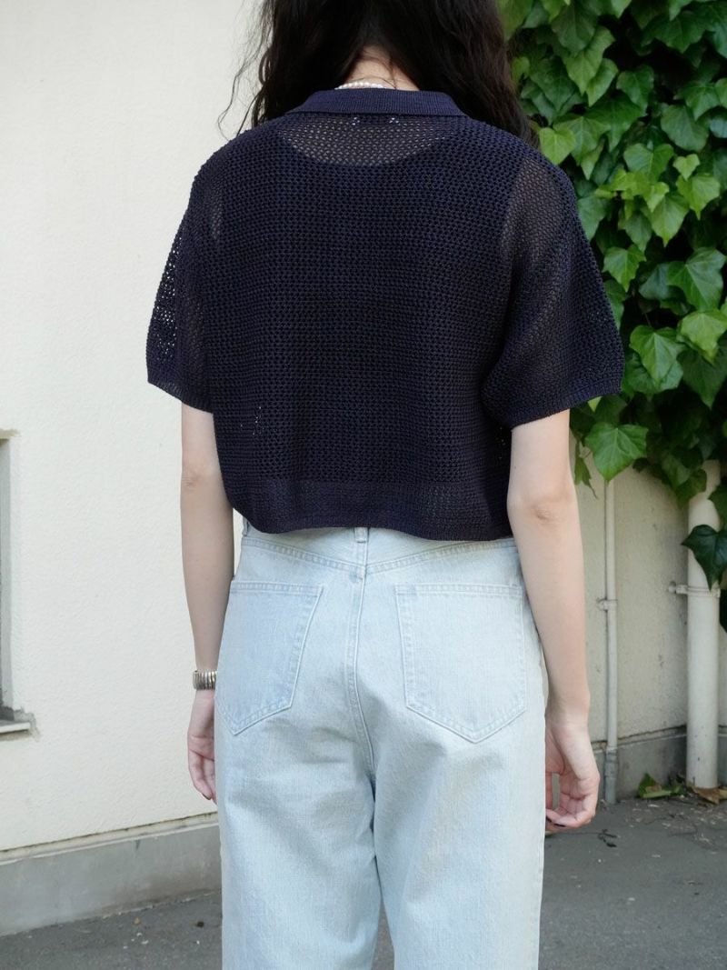 MY___CROPPED MESH KNIT メッシュニット1LDK Skeleton Mesh Knit – PROPCELL