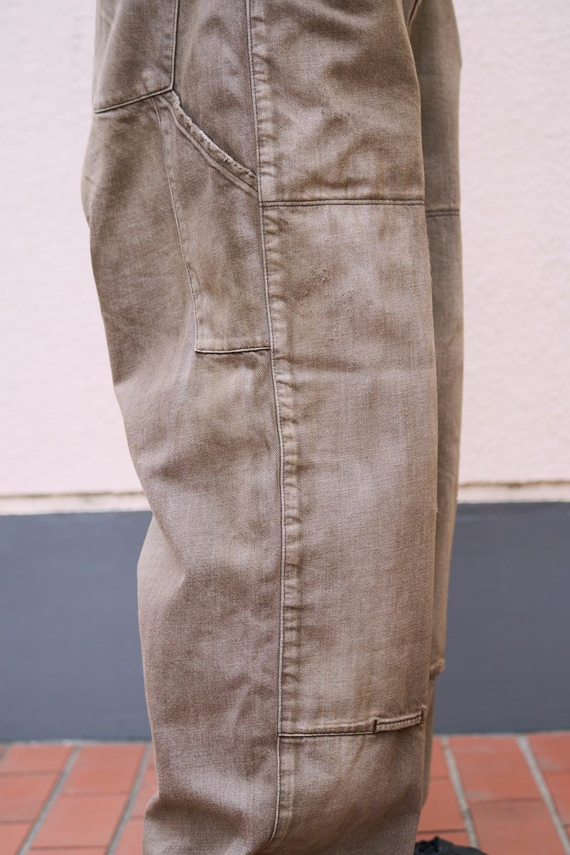 DOUBLE KNEE PAINTER PANTS[BROWN] | 1LDK ONLINE STORE