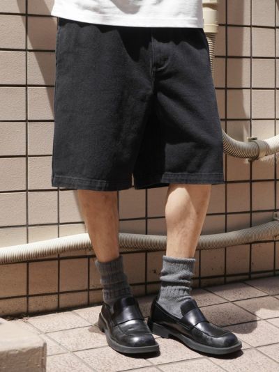 COTTON BEACH SHORTS[BLACK]