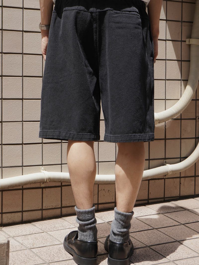 パンツ 2024SS evcon COTTON BEACH SHORTS[BLACK] COTTON BEACH SHORTS[BLACK] | 1LDK (ワンエルディーケー) 公式