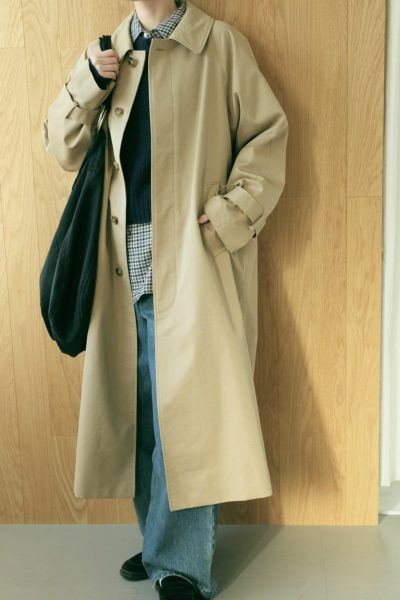 MY BASIC TRENCH COAT[KHAKI] | 1LDK ONLINE STORE