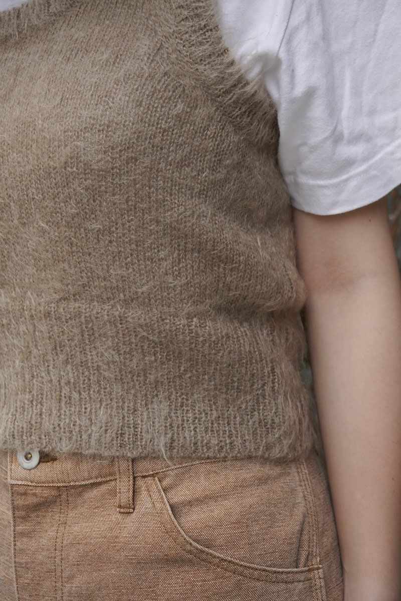AURALEE BRUSHED SUPER KID MOHAIR KNIT TANK – Chum!