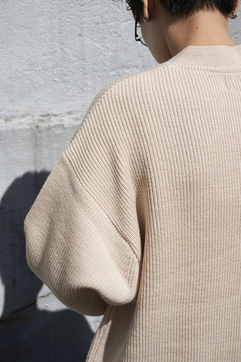 白*い様 YYPH low gauge knit cardigan jacket WOOL LOW GAUGE CARDIGAN[IVORY] | 1LDK (ワンエルディーケー