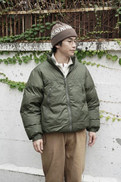 TAION DOWN ZIP UP BLOUSON[KHAKI] | 1LDK (ワンエルディーケー) 公式 